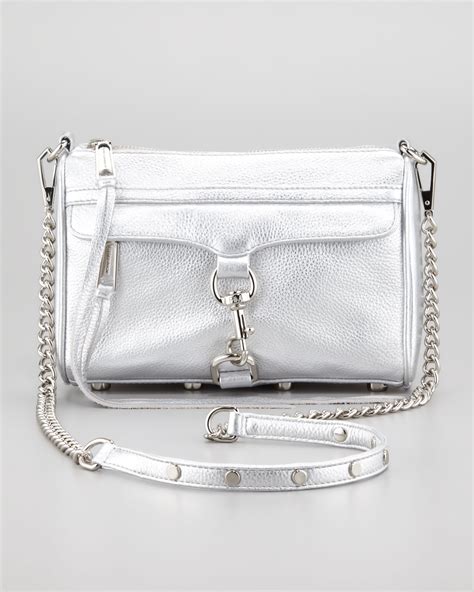 silver metallic box bag|silver metallic leather handbags.